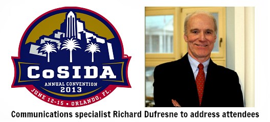Communications specialist Richard Dufresne to speak as a headline presenter at 2013 Convention